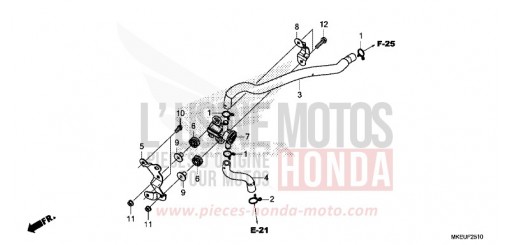VALVE SOLENOIDE CRF450LK de 2019